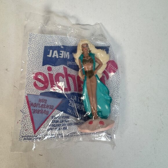 1990 McDonalds Barbie Happy Meal Toys Lot of 5 Sealed Vtg Figures Cake Toppers - Picture 12 of 14